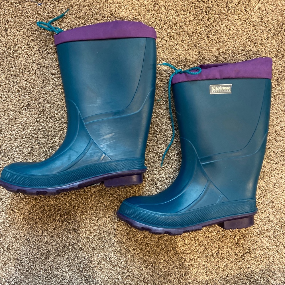Girls Lacrosse Rain and Snow Boots